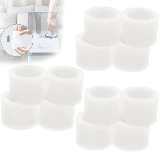 Filtros de Repuesto para Humidificadores LEVOIT Blanco Compatibles con Classic160, Dual150, Dual200S