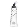 thumbnail image 1 of 2xTPU Soft Flask Running Botellas De Agua Plegables Para Senderismo 420ml Gris 2 piezas Sunnimix Botella de bebida de matraz suave, 1 of 8