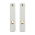 thumbnail image 1 of Unique Bargains 2 Pcs Phone Loop Finger Holder Silicone Phone Strap Grip Holder for Most Smartphones White, 1 of 7