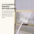 thumbnail image 2 of Maoww Brush Window Mesh Screen Double Sided Brush PP Plastic Handle Telescopic Cleaning Tool, White, 2 of 7
