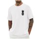 thumbnail image 1 of Camisetas de Manga Larga de Algodón Moda Casual Manga Corta Cuello Redondo Blusas para Al Aire Libre, Casual, Uso Diario, 1 of 7