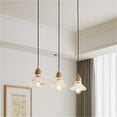 thumbnail image 4 of Pendant Light Plug In Japanese Style Glass Dining Room Glass White Farmhouse Kitchen Lighting Hanging Pendant Light Plug In, 4 of 4