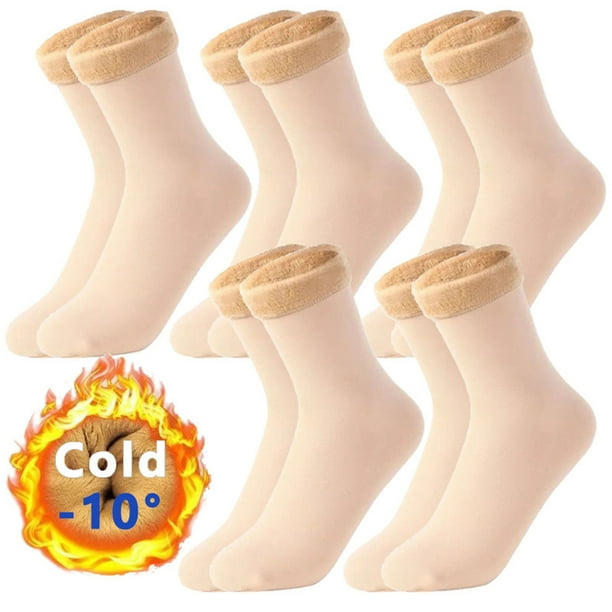 Amzcrzy Funda Nórdica, Sábana, Funda De Almohada De Satén, 7 Pares De Calcetines Gruesos Y Con Forro Polar Hasta Media Pantorrilla, Diseñados Para Hombres Y Mujeres Que Valoran La Durabilidad Y Un To