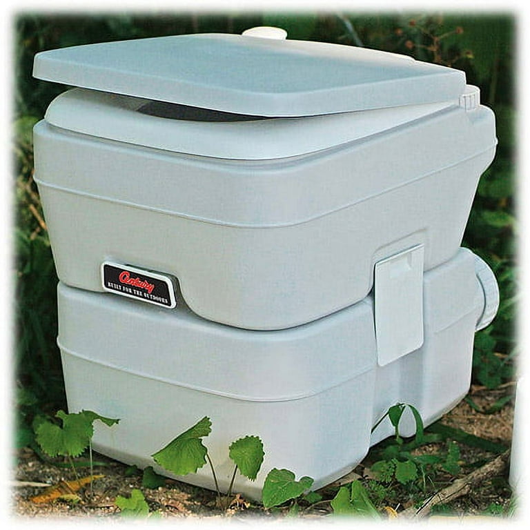 Century Portable Toilet with 5-Gallon Capacity Holding Tank