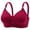 Wine, variant on EOYWHK 1PC Bras for Women No Underwire, Women Underwear Comfortable Large Size Steel Ring Bra Thin Bra