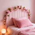 thumbnail image 5 of Meitianfacai Artificial Flower Wall Hanging Silk Flower Decoration Plastic Material Multiple Colors, 230x10x10cm/90.55x3.94x3.94in, 5 of 6