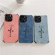 thumbnail image 4 of Luxury suede Travis scot leather Silicone Phone Case for iPhone 15 14 13 12 11 14 Pro Max 7 8 Plus SE XS XR Soft Cover, 4 of 5