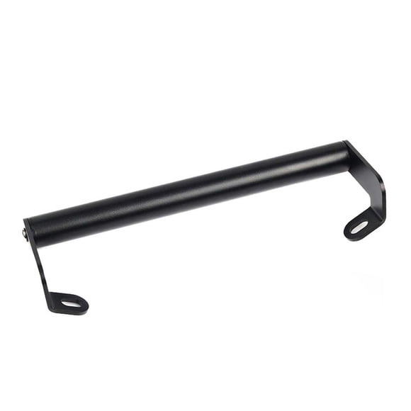 Soporte de para montaje en parabrisas de motocicleta, barra transversal de soporte de teléfono negro modificado de 22mm, para reemplazo duradero
