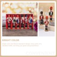 thumbnail image 2 of Miangastore Mini Nutcracker Ornaments Traditional Style Plastic 6Pcs, 2 of 9