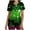 Black, variant on Print Nursing Uniforms Scrub for Women Women's Fashion Short Sleeve V-Neck Tops Working Uniform Printing Pocket Blouse Tops
