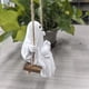 thumbnail image 2 of Lindo Adorno Perro Fantasma Estatua Que Camina Hecha A Mano Resina para El, 2 of 9