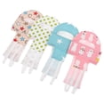 thumbnail image 1 of 4pcs Stylish Cockatiel Parakeet Pilot Clothing Bird Accessories Lightweight Reusable Bird Diapers for Creative Outings and Everyday Use, 1 of 5