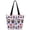 Owl White, variant on Pool Bag for Women with Zipper Inside Mesh Pocket Heavy Duty Casual Shoulder Tote Handbag Outdoors, Cotton