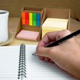 thumbnail image 6 of Note Pad 5 Color Strip Sticker Message Paper Brick Rotary Folding Storage Note Box, Desk Organization, Multi-Purpose Storage, Paper Material, for Home Office, Ideal for Note Keeping, Creative, 6 of 9