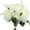Cream, variant on Admired By Nature 10 Stems Faux English Rose Bud Bouquet, Ivory