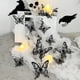 thumbnail image 4 of SAOROPEB Decoración de pared de mariposas 3D, 48 piezas, 3 tamaños, mariposa, decoración de Halloween, mariposa gótica negra para decoración de Halloween, decoración de brujas, decoración estética de, 4 of 4