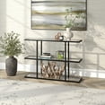 thumbnail image 6 of Evelyn&Zoe Yeardley 42" Wide Rectangular Console Table, Blackened Bronze, 6 of 7