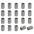 thumbnail image 1 of Unique Bargains Adaptateurs de Filetage Manchon Réducteur Écrou M8x1.25 Mâle à M6x1.0 Femelle pour Réparer Insert Écrou Vis Réducteur 12mm 20 Pcs, 1 of 5
