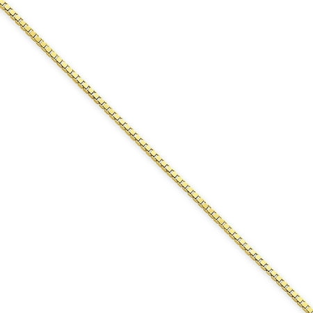 Primal Gold 14 Karat Yellow Gold 1.30mm Box Chain