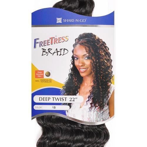 FreeTress Synthetic Hair Crochet Braids Deep Twist 