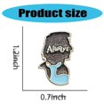 thumbnail image 5 of LICEWO Artistic English Text Pins Geometric Brooch Ornament for Parties and Exhibitions, 5 of 10
