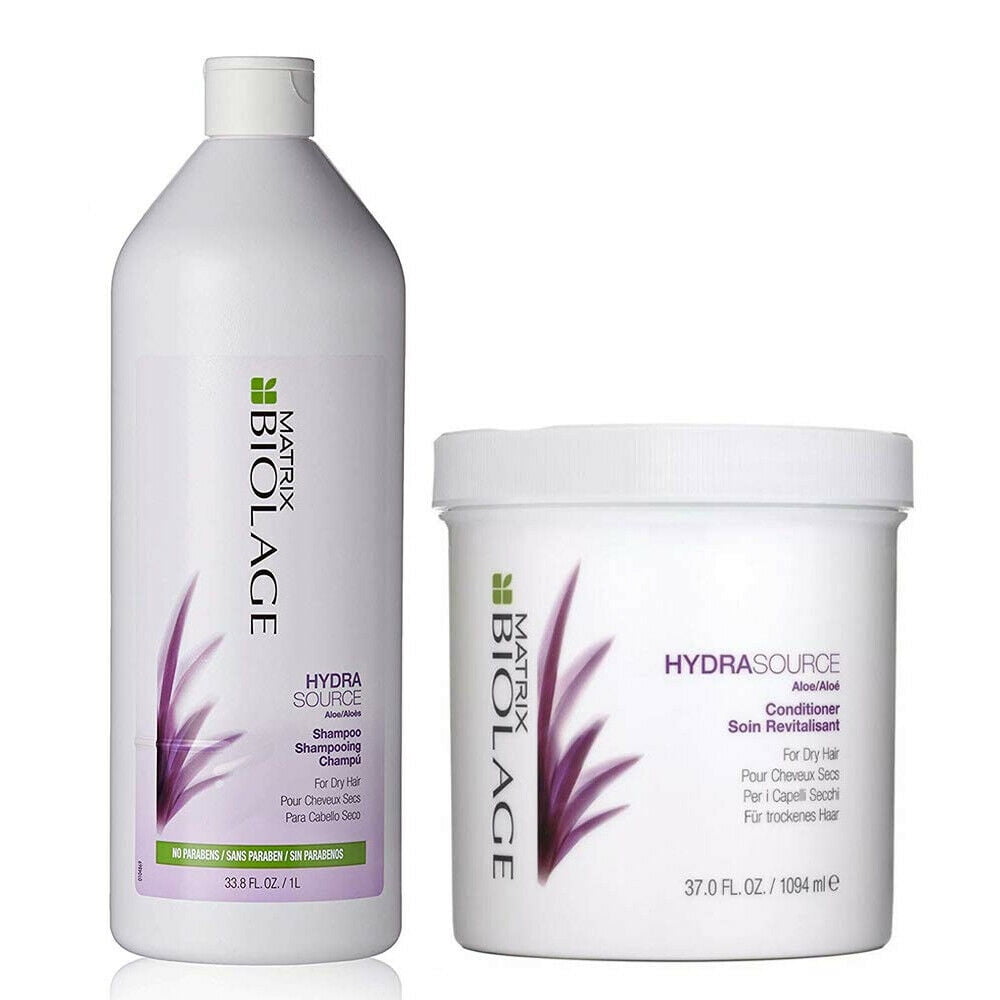 Matrix Biolage HydraSource Wash 33.8oz & Conditioning Balm For Dry Hair