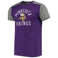 thumbnail image 2 of Men's Majestic Threads Purple/Gray Minnesota Vikings Field Goal Slub T-Shirt, 2 of 3