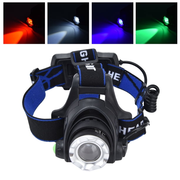 Faros 4 EN 1 RGBW FOCOS FAROS ZOOM Telescópico USB USB Recargable Super Bright Flight para Pescar