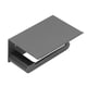 thumbnail image 5 of Portarrollos de papel higiénico de acero inoxidable para pared con estante, color negro mate, para baño, 5 of 14