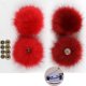 thumbnail image 5 of Minnieouse Delicadas artes y manualidades DIY Bola de pompones para guantes y bolsos Bola de pompones para sombreros bufandas guantes bolsos Accesorios de disfraces Negro, 5 of 6