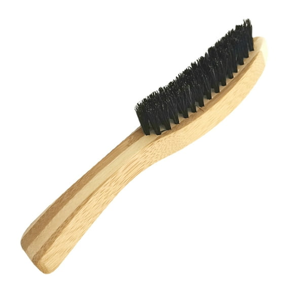 LOLIPPYY Wooden Beard Comb for Men, Beard Care Accessory with Light Brown Handle, Grooming Tool