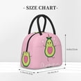 thumbnail image 2 of Pofeuu Cute Avocado Print Lunch Bag for Adult Insulated Lunch Box,Leakproof Cooler Food Lunch Containers Reusable High Capacity Lunch Tote Bags-One Size, 2 of 6