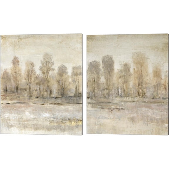 Great Art Now Peaceful Forest by Timothy O'Toole 2 Piece Canvas Art Set Each 12W x 15H