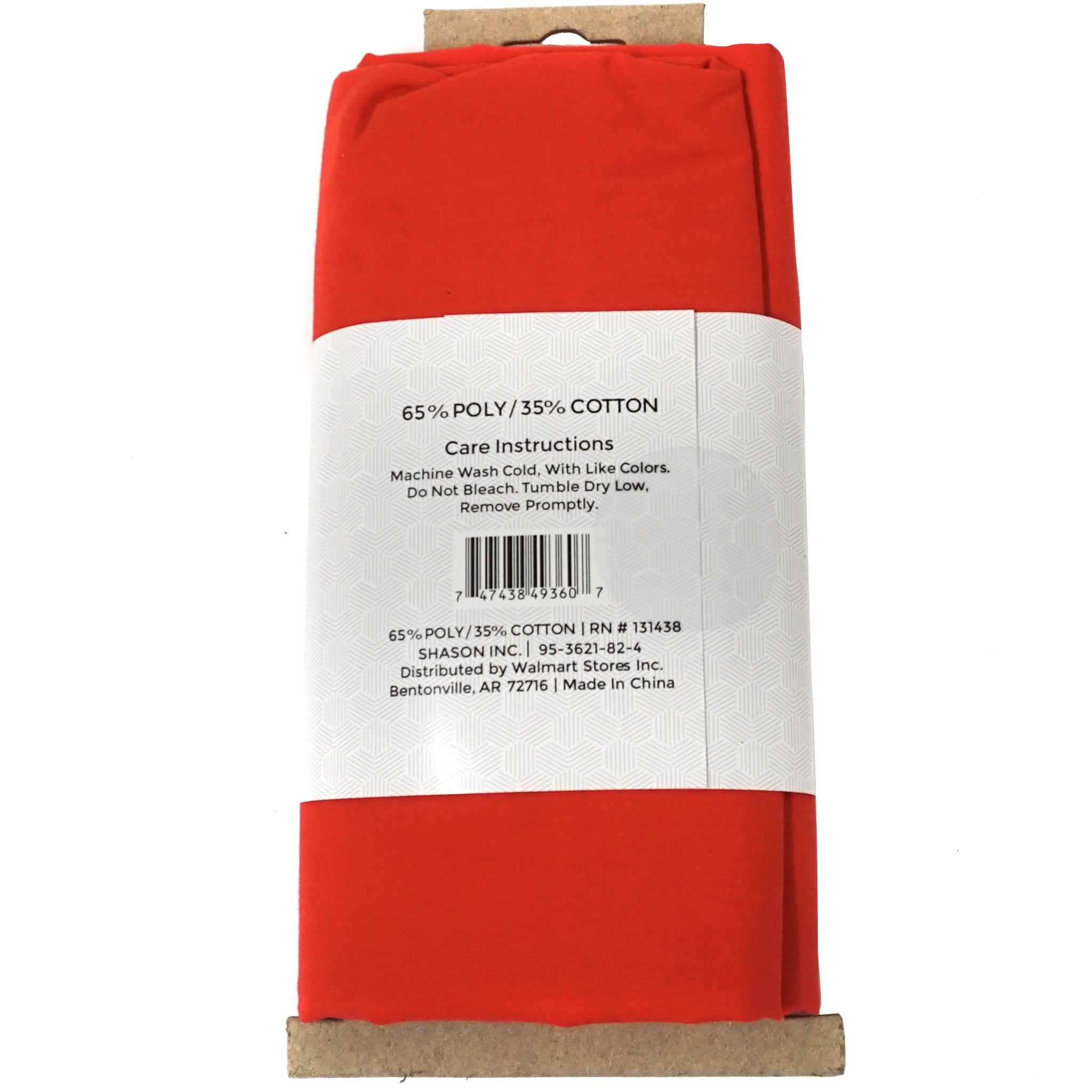 Shason Textile 45" (2 Yards Cut) Craft Projects Quilting Poly Cotton Fabric, Red