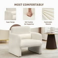 thumbnail image 2 of Yeshouse Sillón moderno con brazos, tapizado en chenilla, de una plaza, 72 cm de ancho x 68 cm de profundidad. Cómodo sillón para sala de estar, dormitorio y oficina, 2 of 2