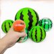 thumbnail image 4 of Bola de alivio del estrés de sandía - Bolas blandas para aliviar la ansiedad para niños y adultos - Juguete sensorial divertido que cambia de color cuando aprietas 4, 4 of 5