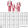 thumbnail image 2 of Conjunto De Pijamas De 2 Piezas Conjunto de pijama familiar de 2 piezas Conjunto informal de manga larga con estampado de alce y pantalones Traje diario Cgtredaw Mujer Rojo M para Mujer, 2 of 7
