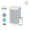 White, variant on The Windmill Air Purifier for Home - 3-In-1 Filtration for Smoke & More - True HEPA Filter, Activated Carbon, & Pre-Filter - Covers Up To 975 Sq ft - Ultra-Quiet - App Compatible - White