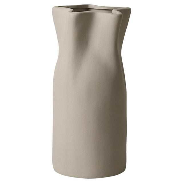 GUOOL Ceramic Flower Vase Plain for Floral Arrangement Decoration Lace
