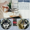 thumbnail image 3 of Electric Stove Burner Covers,4 Pcs Round Gas Burner Cover,8 and 10 Inch,head of husky dog, 3 of 7