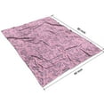 thumbnail image 4 of Pink Butterfly Pattern Blanket,Comfortable Soft Flannel Throw Blanket,All Season,Warm Lightweight Blankets for Sofa Bed Couch Living Room Chair,60"x80", 4 of 4