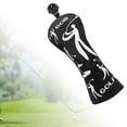 thumbnail image 3 of Cubierta de , cubierta , equipo , cuero negro 3 5 shamjiam Funda para palos de golf, 3 of 8
