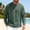 Army Green, variant on VgaVtl T Shirts for Men Long Sleeve Sports Fall Winter Tops for Men Leisure Crew Neck Fitness Solid Color Minimalist Regular
