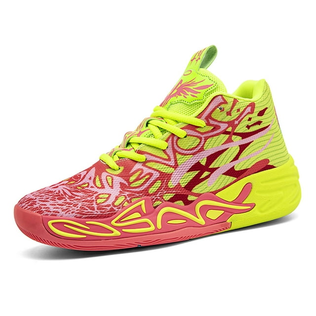 Bolognifi Chaussure de Basketball pour Homme Entraînement Sport Compétition Antidérapante Chaussures de Course Extérieures