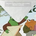 thumbnail image 6 of Frog and Toad-themed Bed Sheet Set Three Piece Set Comfortable And Skin Friendly Unique Design Home Decor Gifts For Family Friends fans54''x79''（135cm*200cm）, 6 of 6
