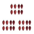 thumbnail image 2 of relayinert 8pieces Tree Decoration Eye-catching Pine Cone Decorations For Festive Wine Red 3Set, 2 of 6
