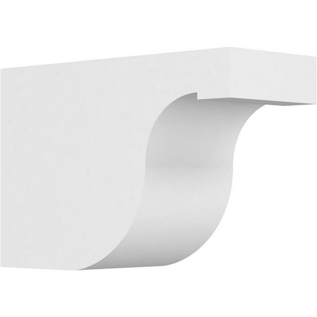 Ekena Millwork RFTP05X08X12DEL 8 x 5 x 12 in. Standard Del Monte Architectural Grade PVC Rafter Tail