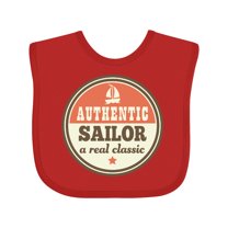 Inktastic Sailing for Sailor Sailboat Boys or Girls Baby Bib