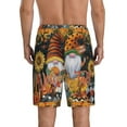 thumbnail image 3 of Bixox Men's Welcom Fall printed lightweight casual shorts, soft sleep shorts with pockets., 3 of 7