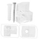 thumbnail image 5 of USHOBE 50Jgo Sujetadores Plásticos Transparentes Para Montaje De En Puertas De Gabinete Sin Herramientas, 5 of 8